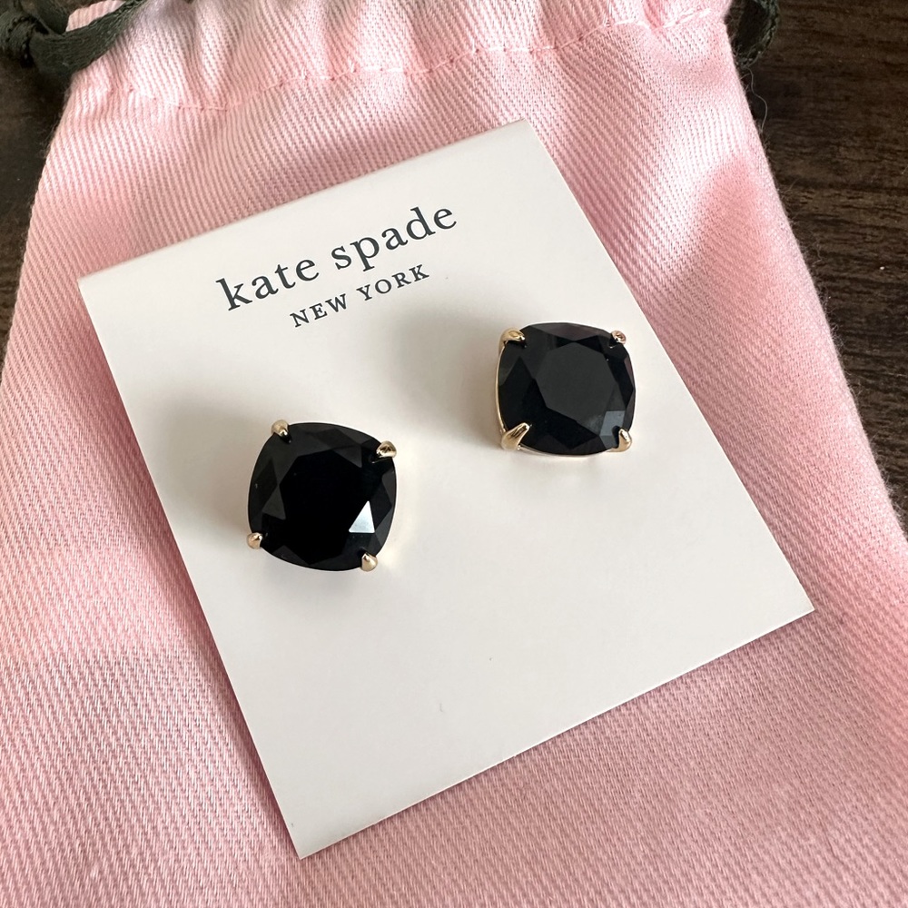 Kate Spade Black Stud Earrings